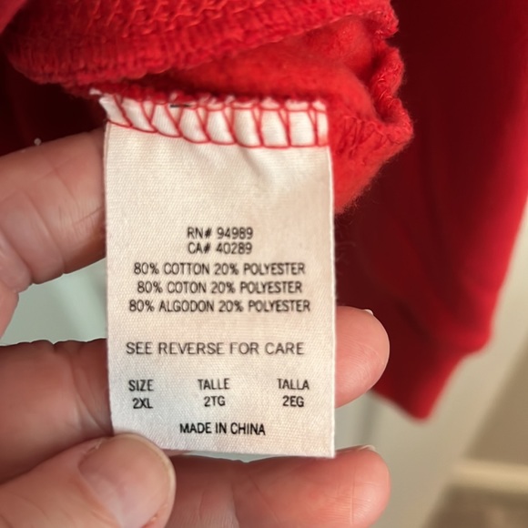 New England Patriots Women’s Plus Size Zip Up Hoodie size XXL *NWT* - Picture 12 of 12